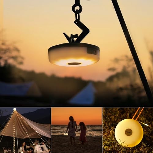 Camping Lights String, Outdoor String Light with 5 Lighting Modes, Quick 32.8ft