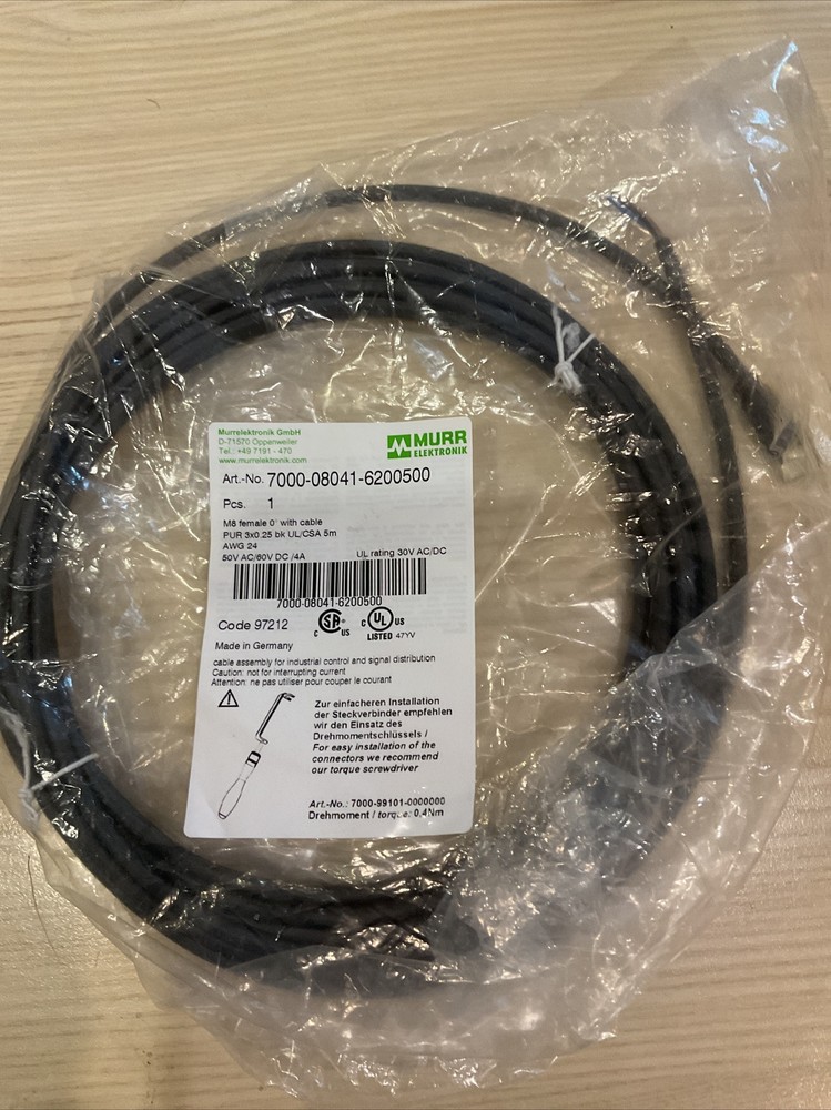 Murr 7000-08041-6200500 Cable