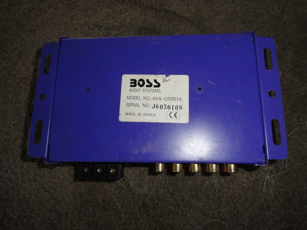 BOSS AUDIO SYSTEMS AVA-CR201A MULTI-CHANNEL ELECTRONIC CROSSOVER NETWORK
