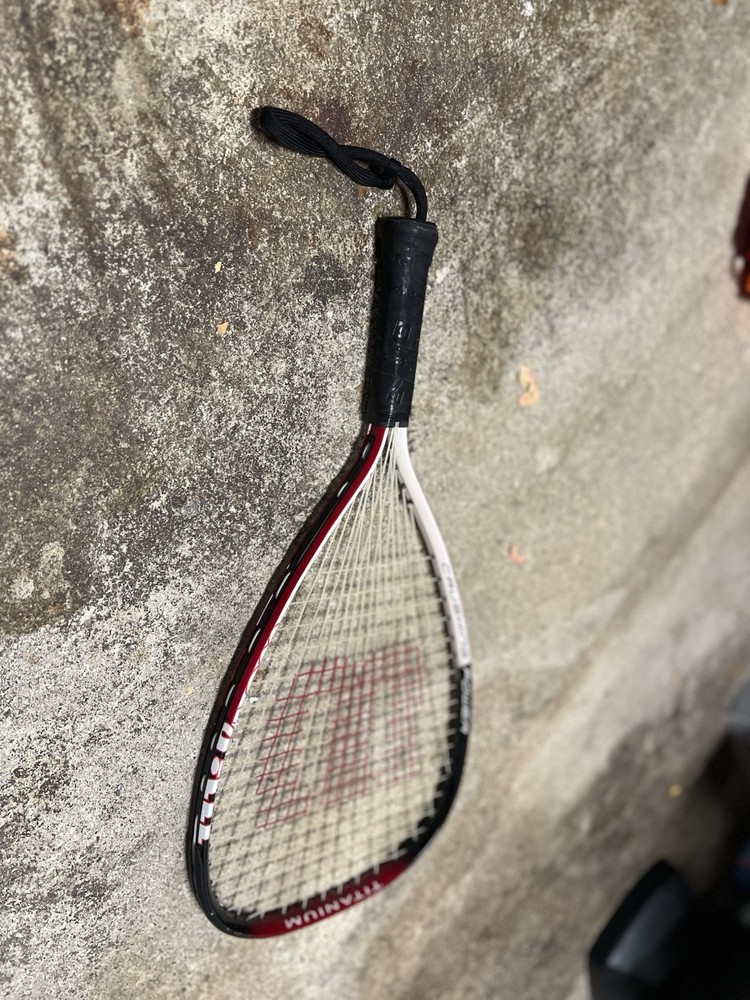 Wilson Titanium squash racket