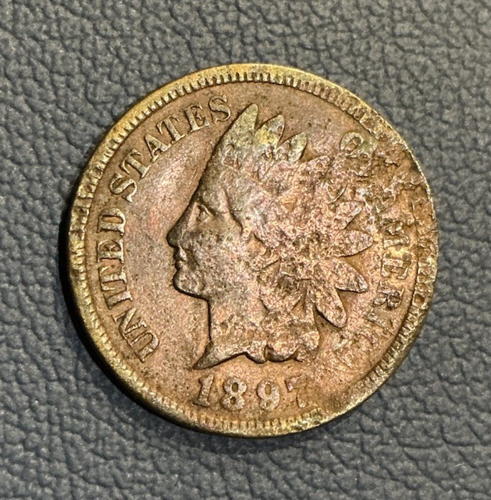 1897 Indian Head Cent – U.S. Collectible Coin