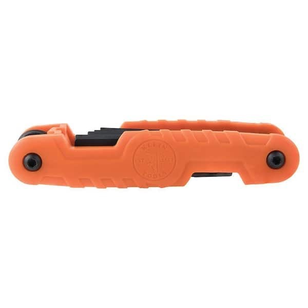 Klein Tools Heavy Duty Pro Folding Hex Key Set 11-Key SAE Sizes