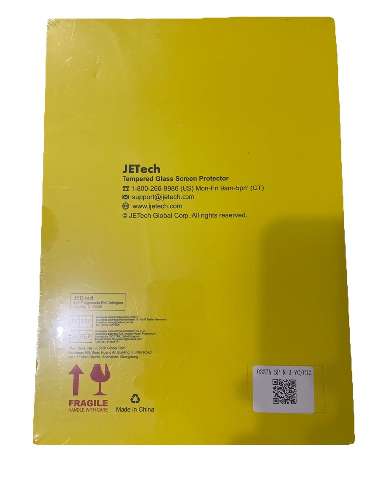 JETech Screen Protector for iPad Pro 11-Inch (4/3/2 Generation)