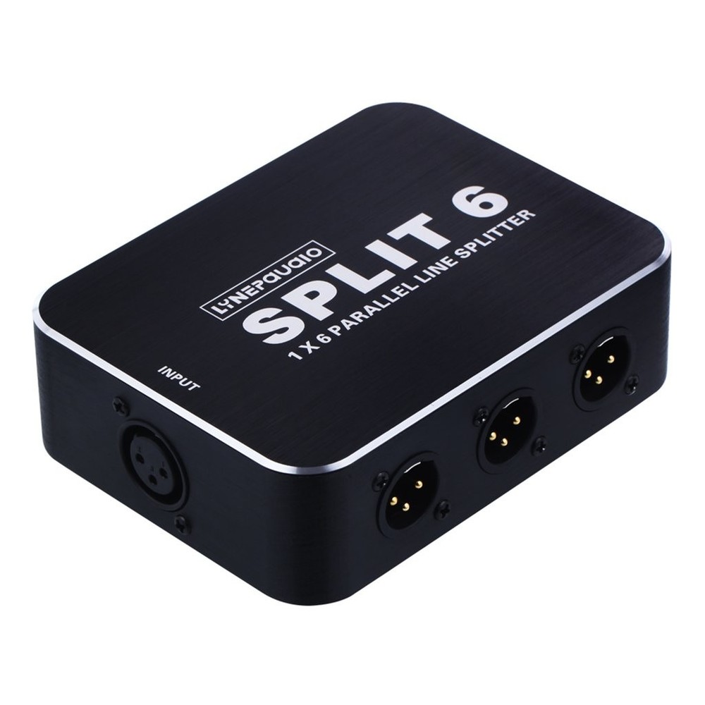 Gazechimp New XLR Splitter Mic Line Level Parallel Splitter,Support 1 into 6 ...