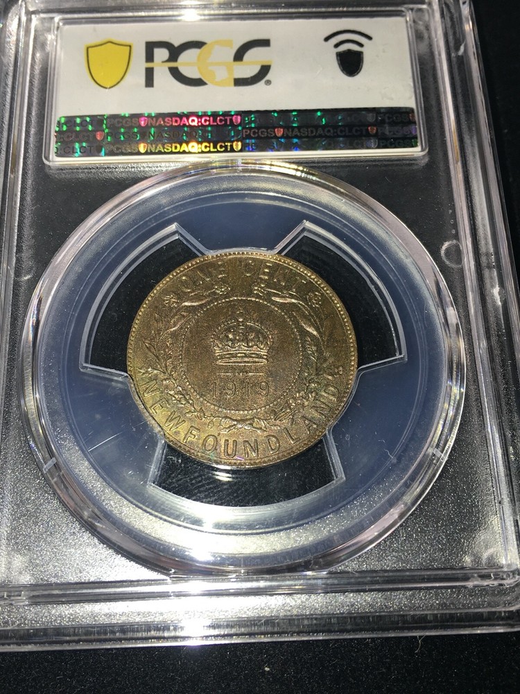 1919c Newfoundland, Large ¢1 Cent, PCGS Graded, **MS-63** #4154