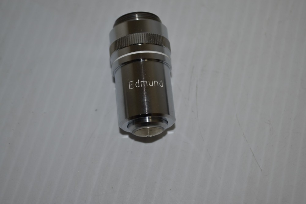 EDMUND MICROSCOPE OPTICS DIN 100 OBJECTIVE  (QEG5)