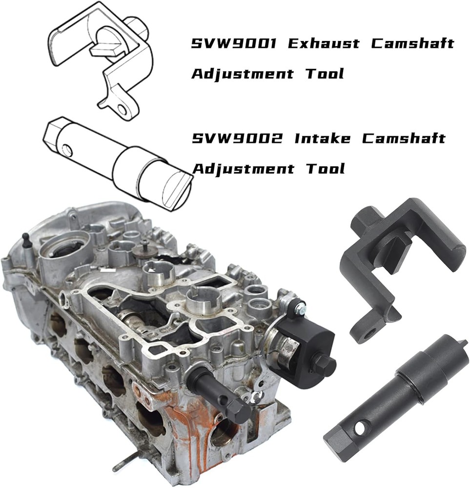 Camshaft Crankshaft Engine Timing Tool Kit, 31PCS Set Compatible with