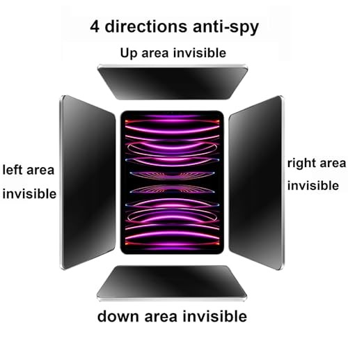 360 Degree Matte Privacy Screen Protector For iPad Pro 11 inch