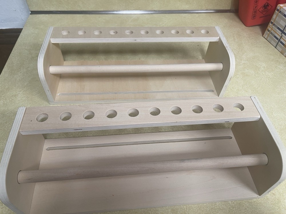 Beright Wooden Tabletop Paper Roll Dispenser