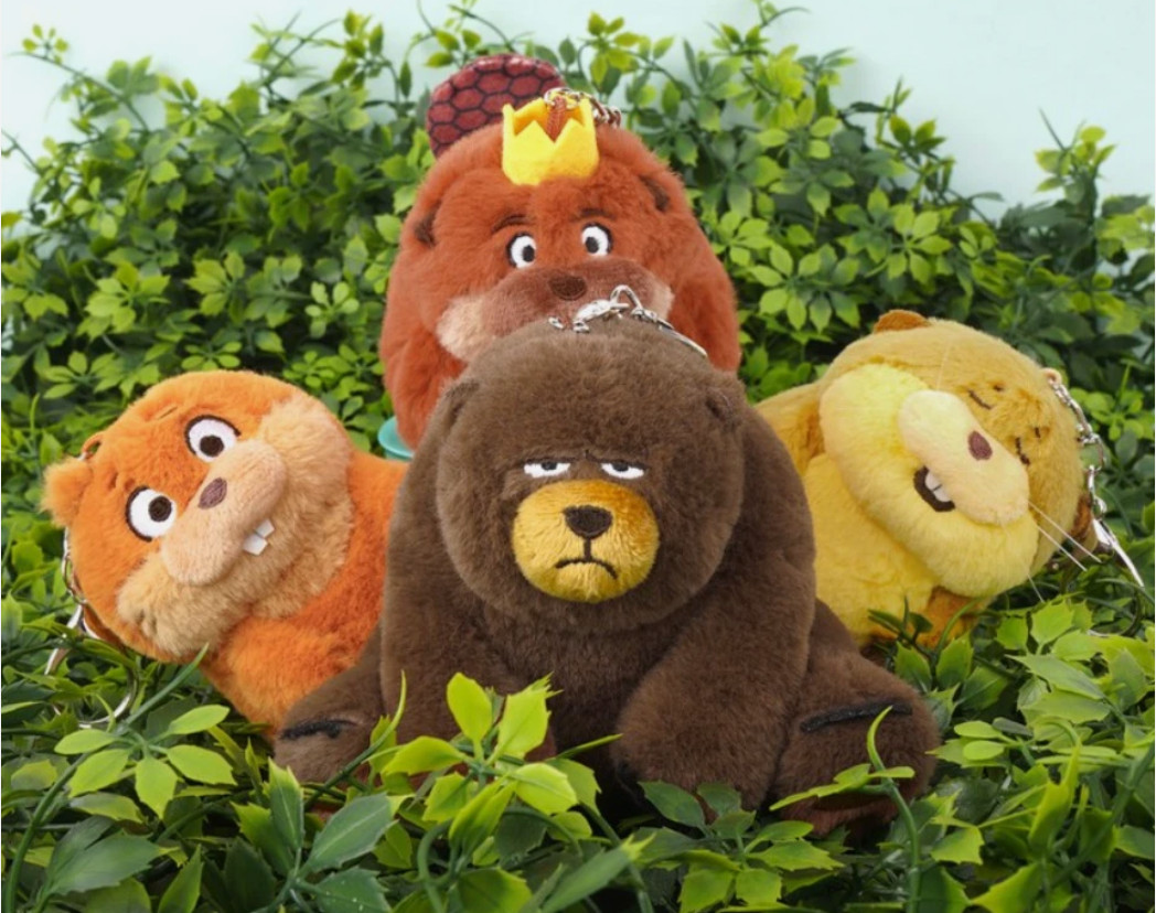 Disney Hoppers official Mabel/ Loaf/ King George /Ellen Bear  Plush Keychain