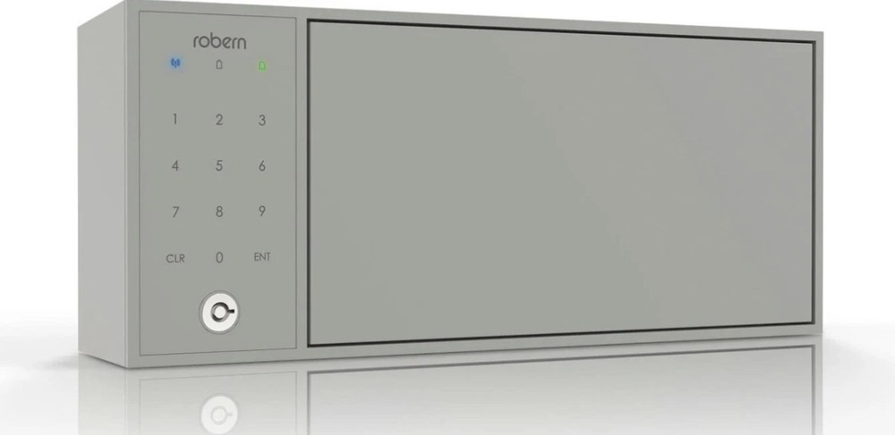 Robern IQ Digital Lock Box Electronic Safe Secure Storage for Meds & Valuables