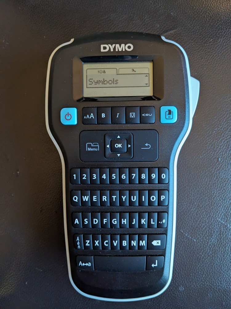 DYMO LabelManager 160 Handheld Label Maker Tested Working LCD QWERTY