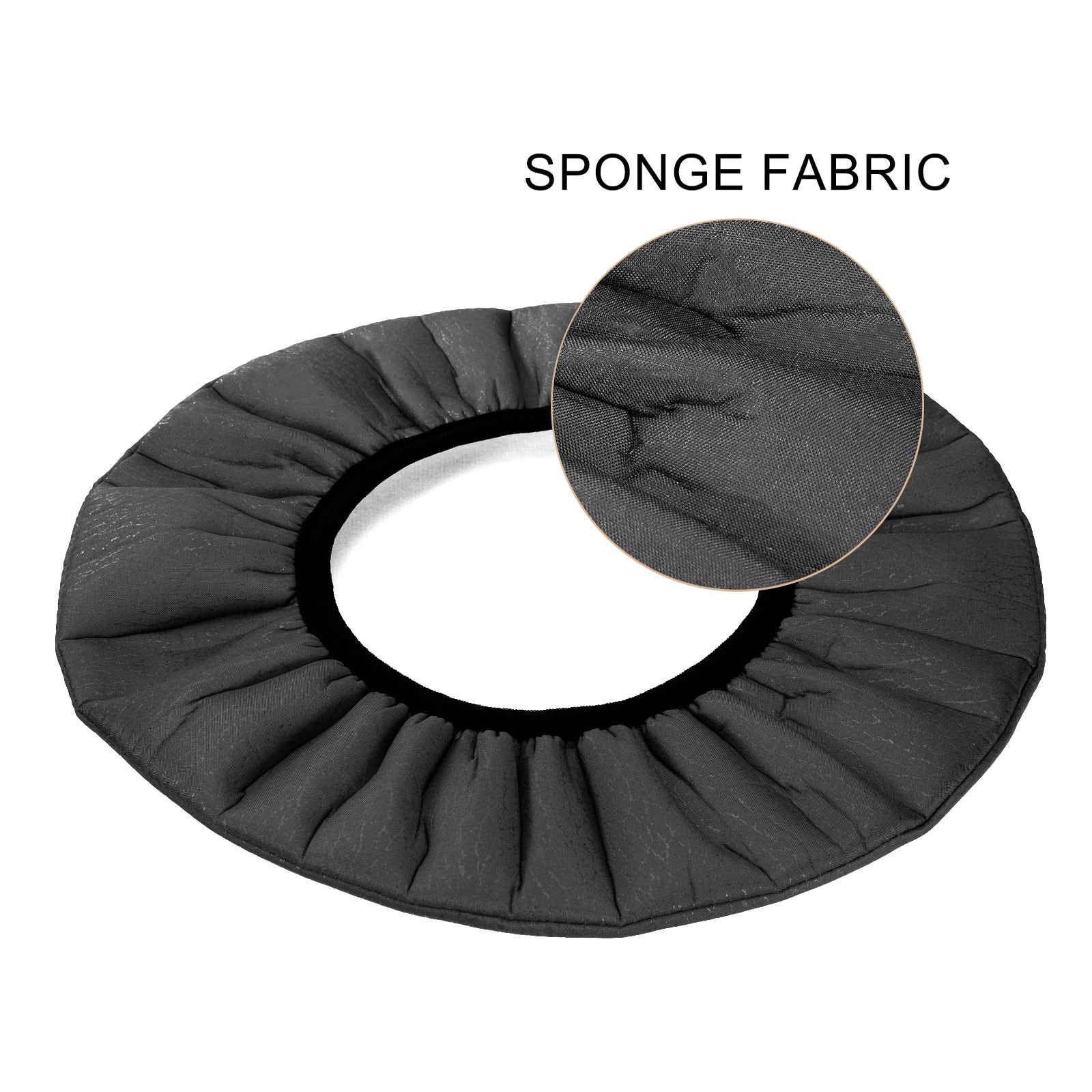 Bar Stool Cushions 13 inch Round Bar Stool Cover Seat Cushion Black