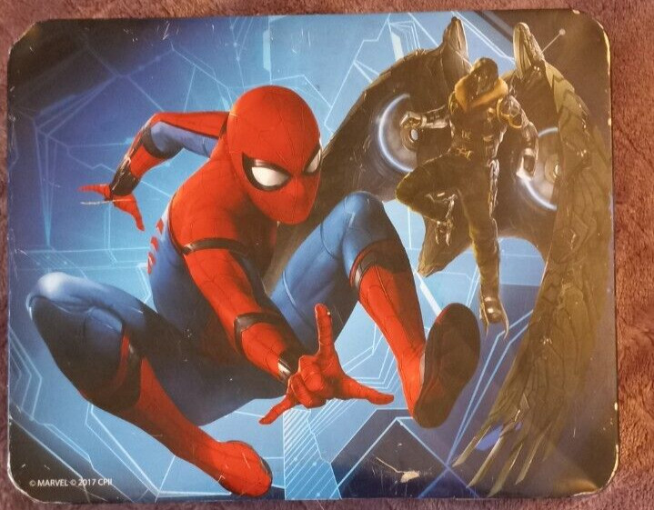 Marvel Spider-Man Embossed Metal Lunch Box 2017
