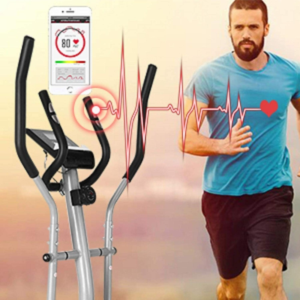 ANCHEER Elliptical Machine Quiet Magnetic Driving System Cross Trainer Machine