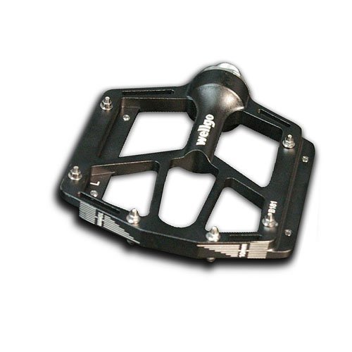 Wellgo B181 Flat Pedals Low Profile Design , Black