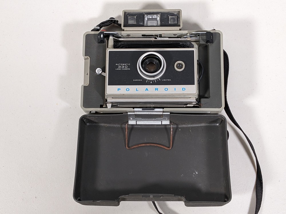 Polaroid Automatic 330 Land Camera Shell Case & Strap