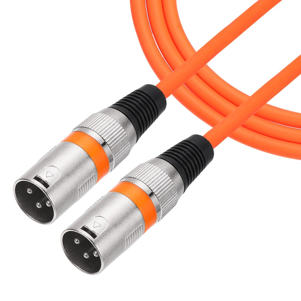 XLR MM Microphone Cable, Orange