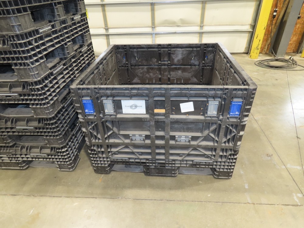 Orbis BulkPak Collapsible Bulk Container Bin 28.7 cu-ft 48 x 44.5" Stackable