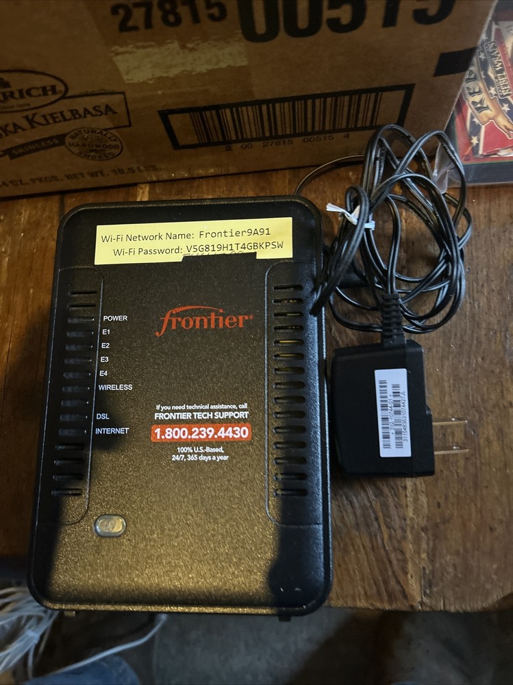 Frontier Netgear Wireless ADSL Modem Router D2200D Drawer 18