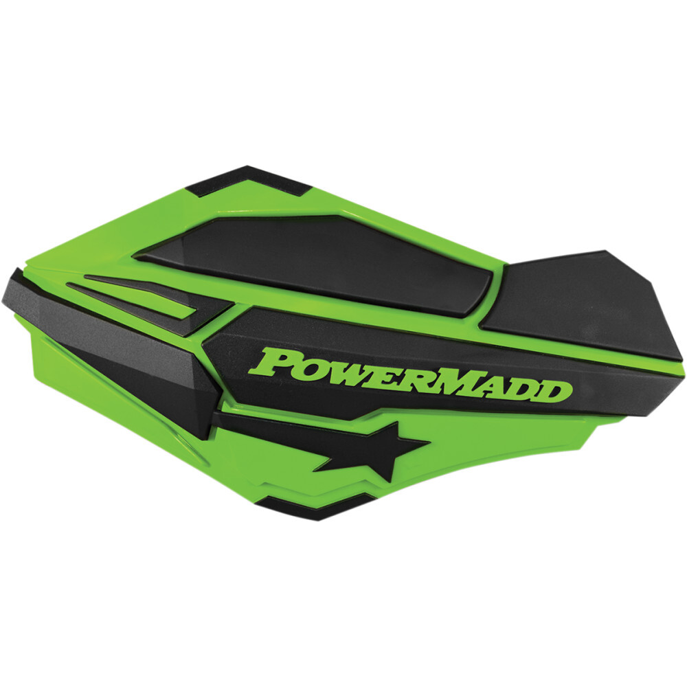 Powermadd Green/Black Handguards | 34403