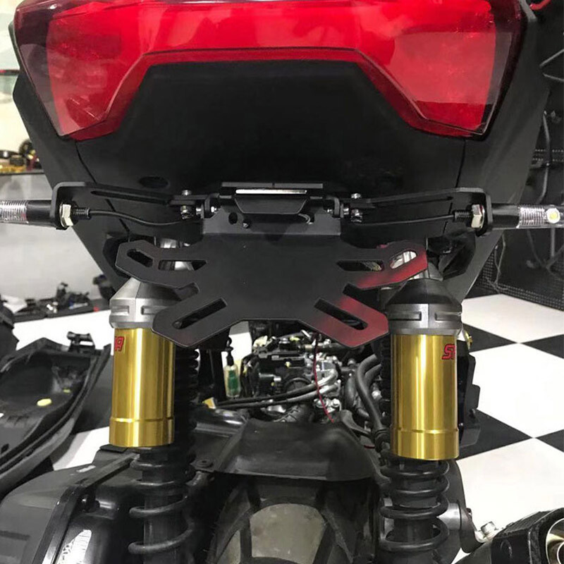 Foldable Tail Tidy License Plate Holder For BMW S1000RR R1200R/RS F800 R1250GS