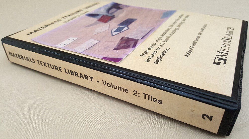 Materials Texture Library Vol2 Tiles - 1991 MicroSearch for Commodore Amiga