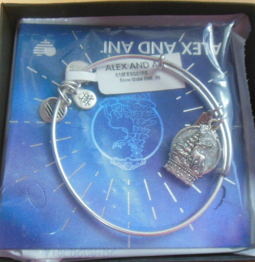Alex And Ani Snow Globe Bracelet Expandable