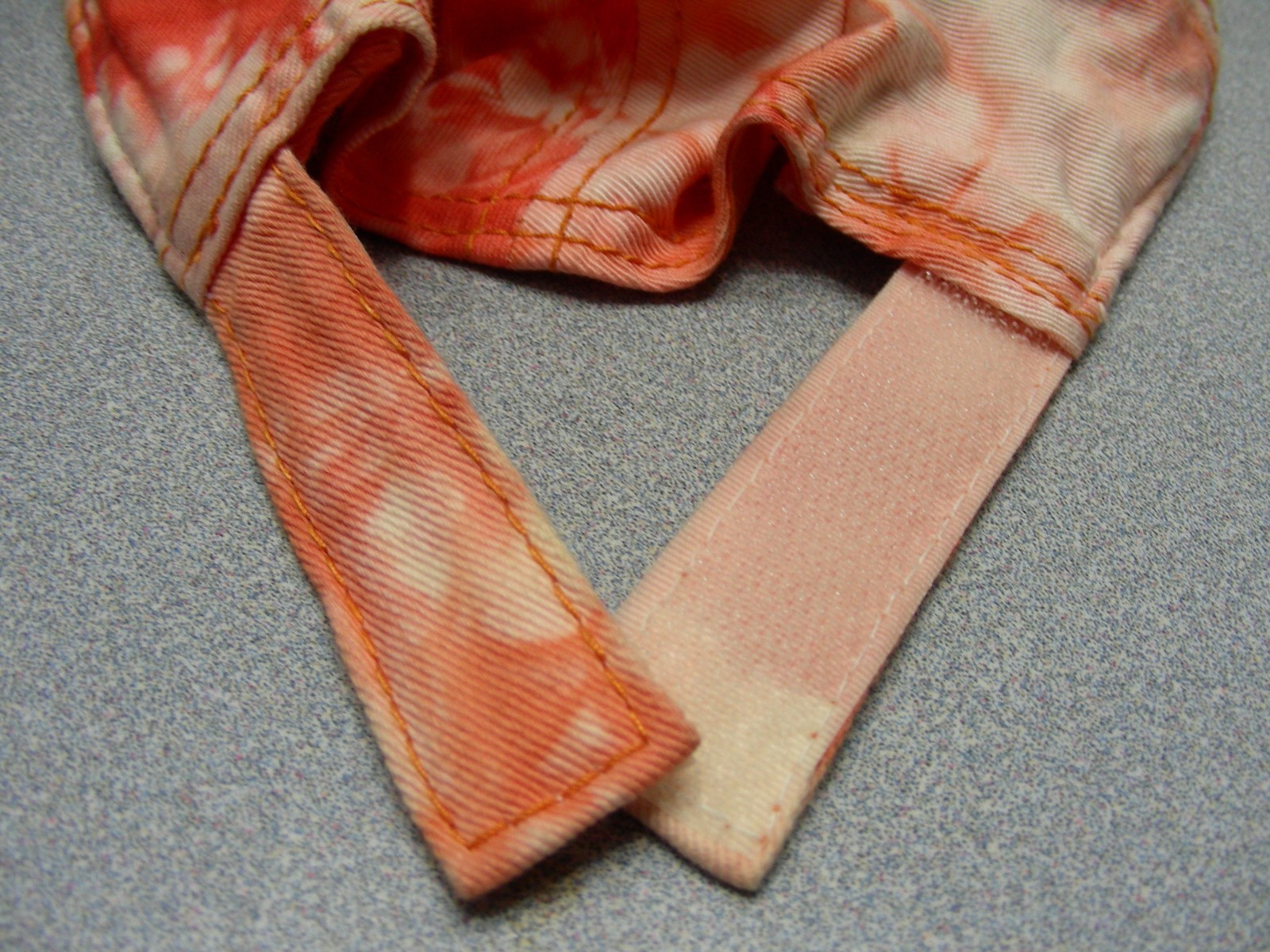 ORANGE CRUSH - Distressed Style - LADIES One Size Adjustable Baseball Cap Hat!