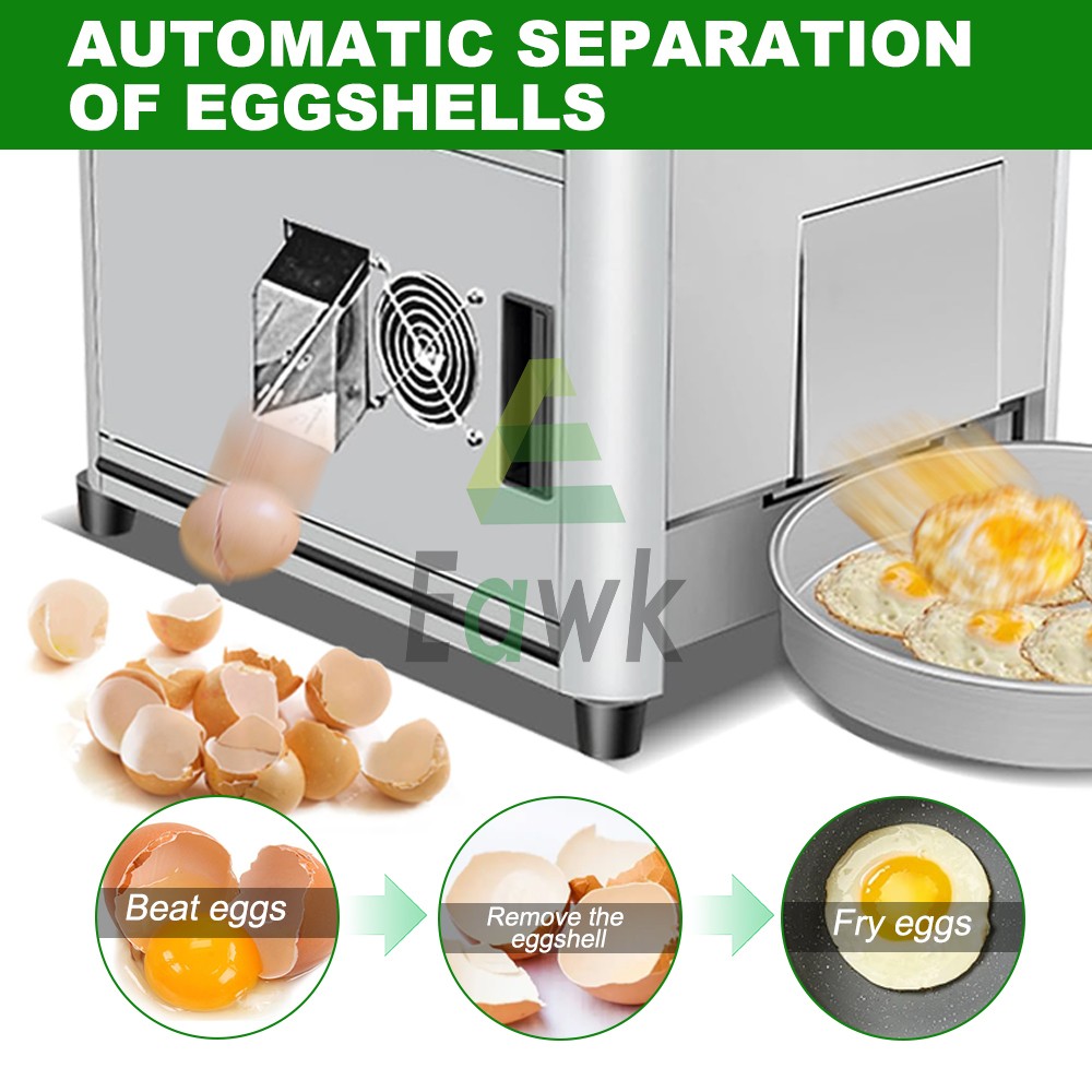 Automatic Fried Egg Maker Commercial Soft Boiled Egg Frying Machine Non-Stick