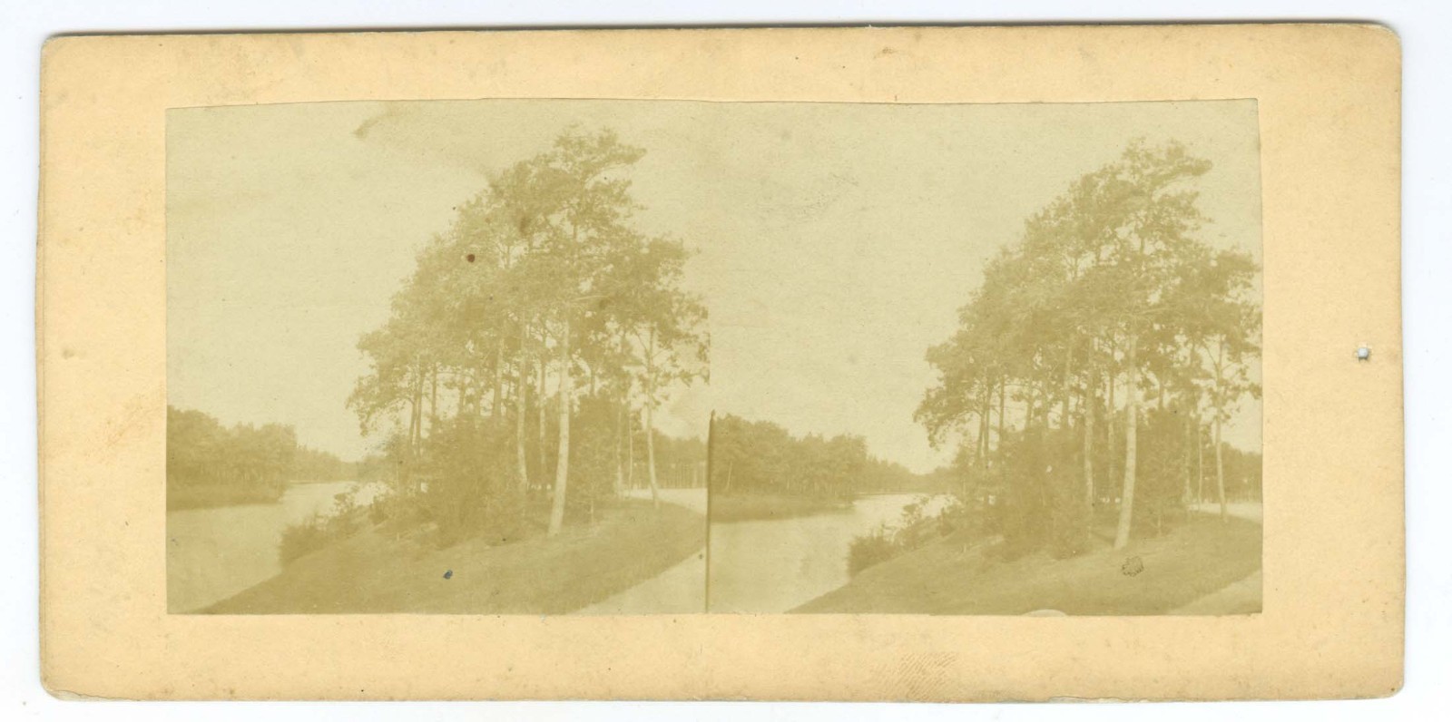 G2333~ FRANCE –Paris – Bois du Boulogne c.1850s Stereoview