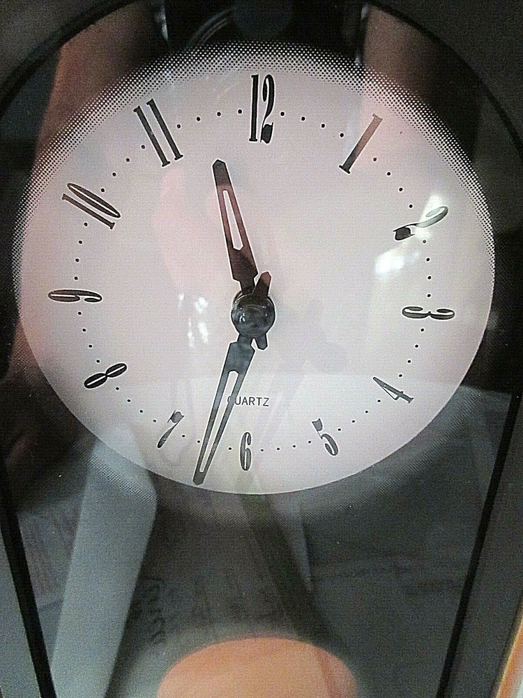 QUARTZ MANTLE PENDULUM CLOCK ARCHED FRAME ~ NEW IN BOX