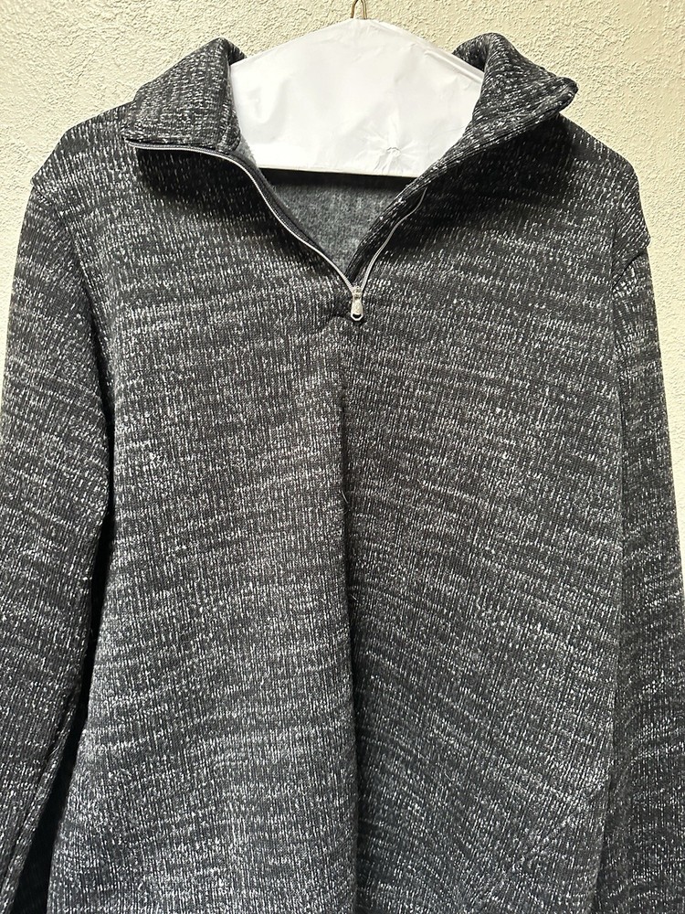 SPYDER Active Heather Gray 1/4 Zip Pullover Jacket Moisture Wicking Boys X-Large
