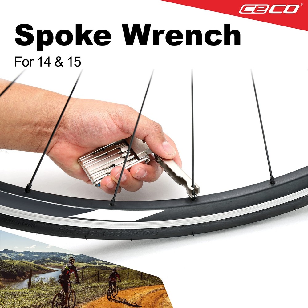 13 Function Bicycle Multitool With Chain Breaker Maintenance Repair Tool Set