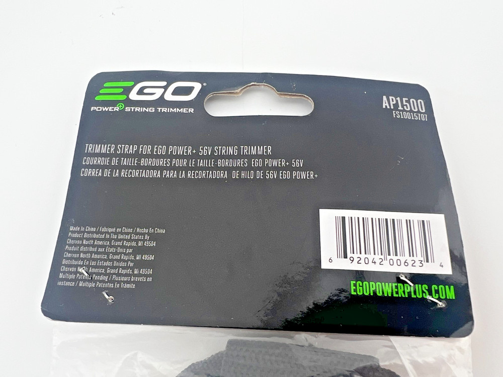NEW - Shoulder Strap for EGO Power+ AP1500 - EGO String Trimmer/Multi System