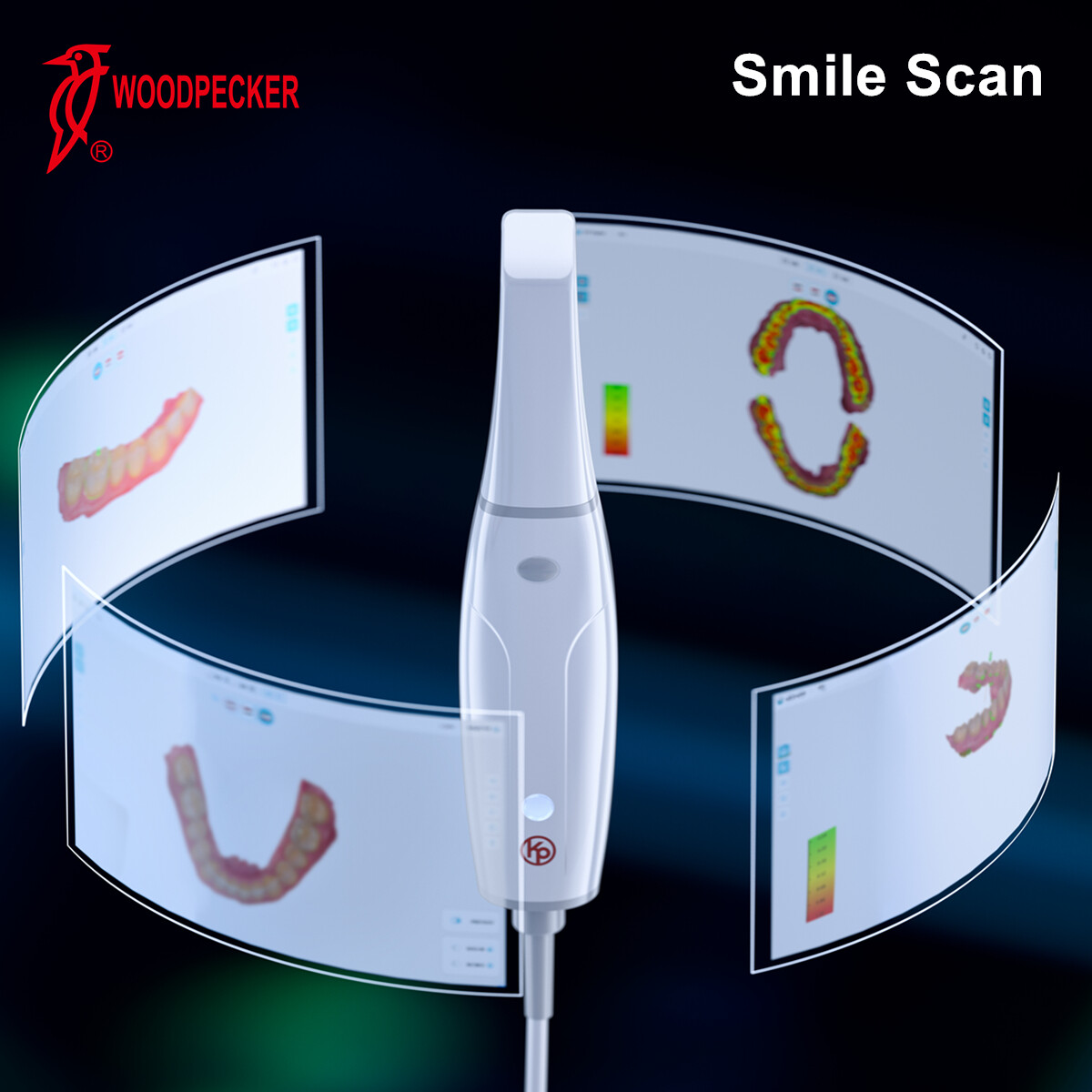 Woodpecker KP Dental Digital 3D Intraoral Scanner Ai Scanning for Dentistry