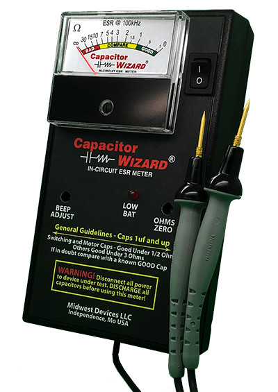 CAP1B ESR Capacitor Wizard Capacitance ESR Meter/Tester Test Caps In Circuit