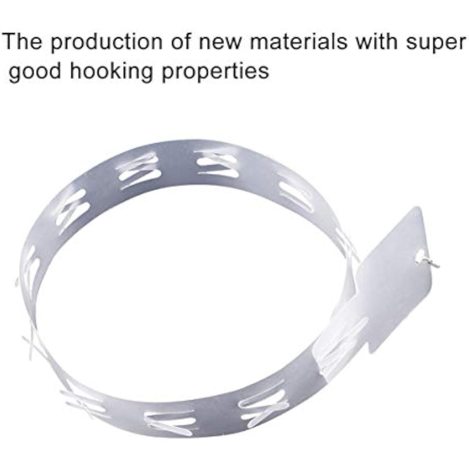 20 pack Retail Clip Hanging Merchandise 12 Tab Plastic Display Strip + 20 S-Hook