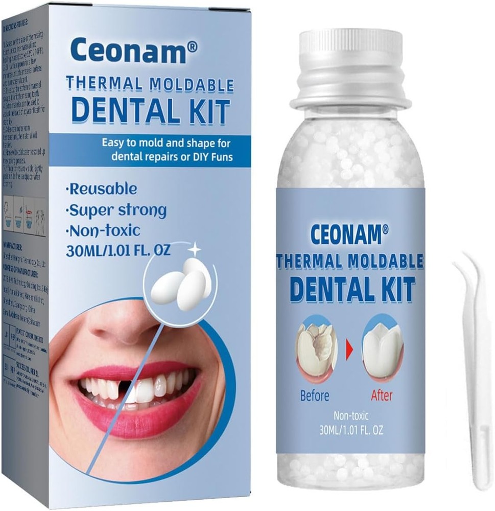 Tooth Repair Kit - Teeth Replacement for Temporary Restoration of...