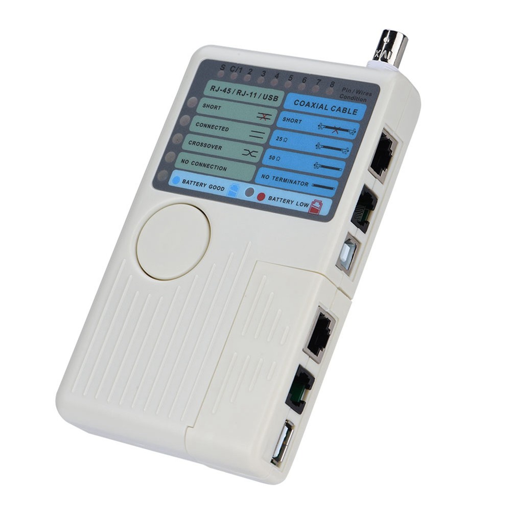 Portable RJ45 Network Cable Tester Fast Speed Testing For IT Technicians Premium