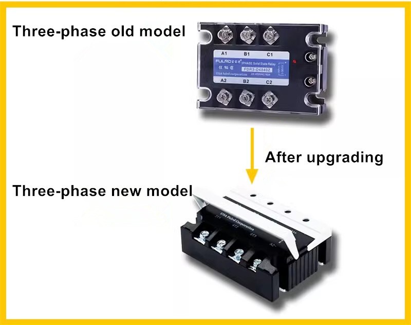 1pcs FULRD Three-phase Solid State Relay FDR3A60D100 100A DC-AC 24-600VAC