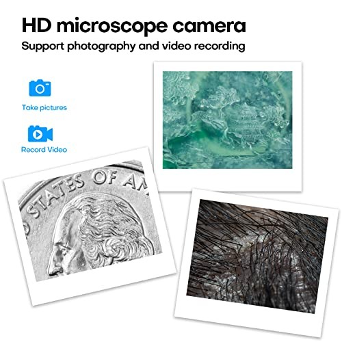 4K WiFi Digital Microscope Camera for iPhone Android Phone and WiFi Microscope