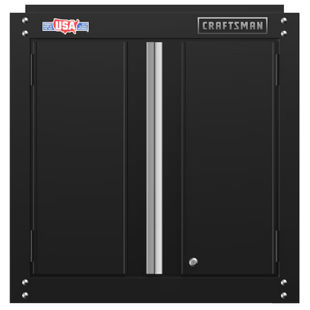 CRAFTSMAN 27.94-in W x 28-in H x 12.43-in D Wall-mounted Steel Garage Cabinet in