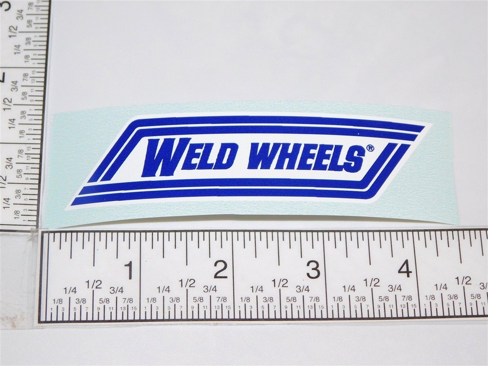 4" Weld Wheels Logo Sticker A-067