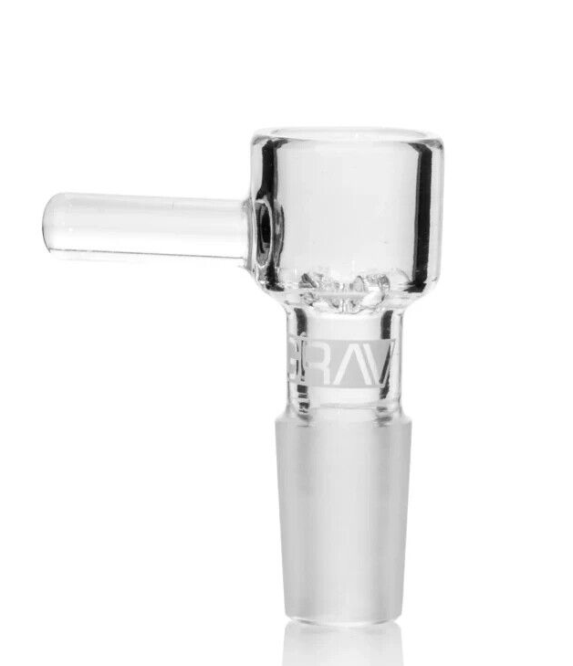 GRAV 14mm Male Octobowl w/ Built-in Glass Screen - Clear *SHIPS ASAP*