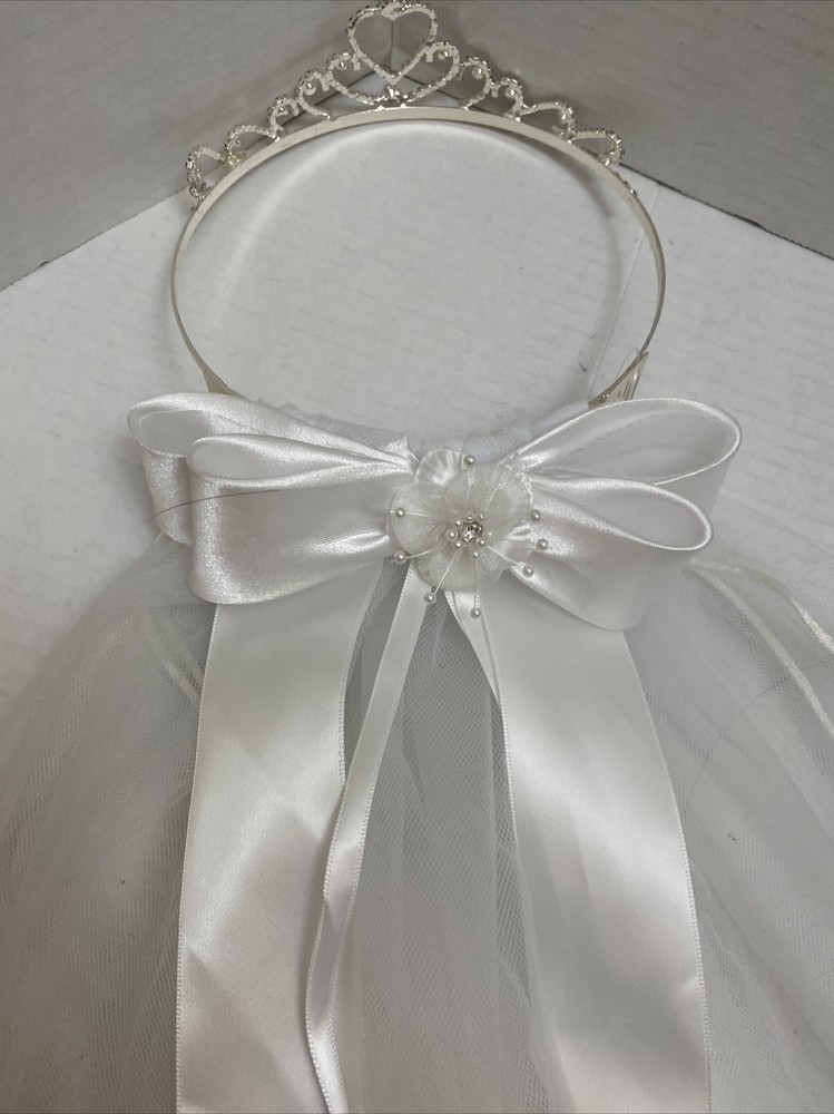 First Holy Communion Vail with purse Vail crown new