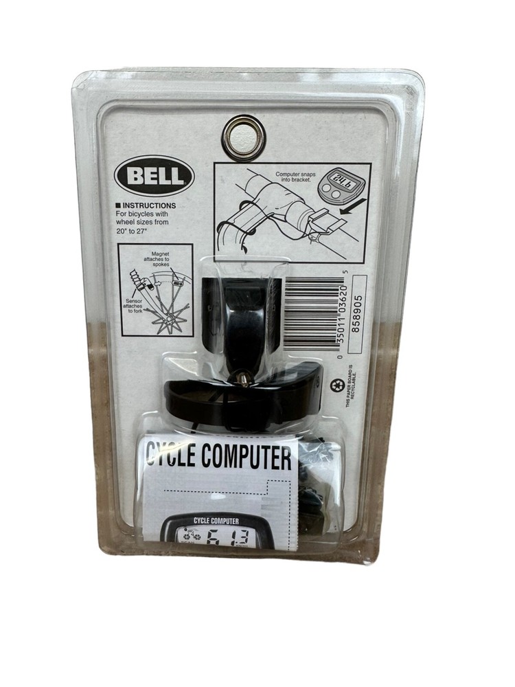 Bell 11 Computer Function Digital Speedometer For Bicycles 20" to 27" NEW Sealed