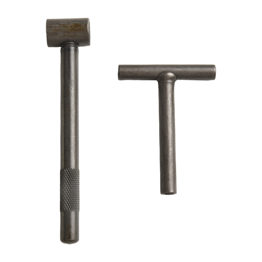 2 Pcs Spanner Wrench Motorcycle Valve Adjustment Tool Square Hexagonal Hardware