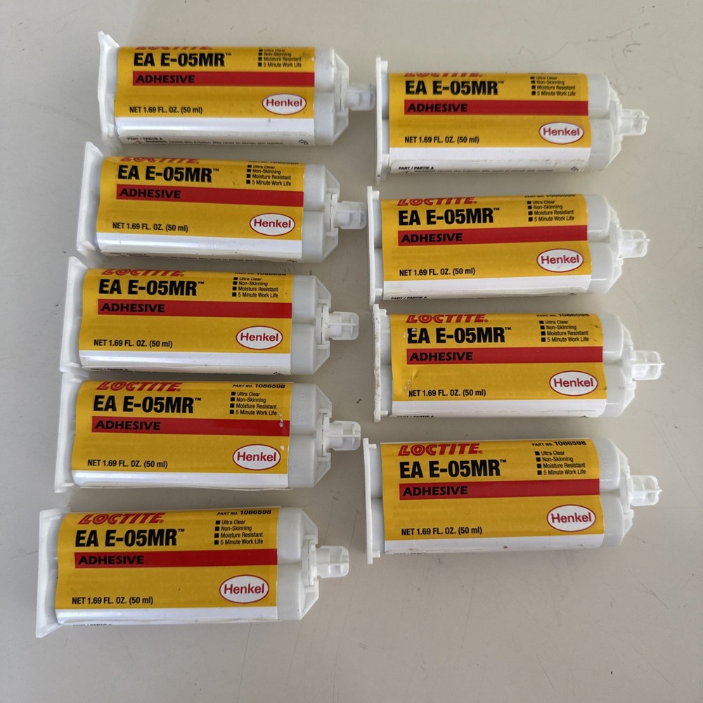 Loctite EA E-05MR Epoxy 9 tubes 2027 use by