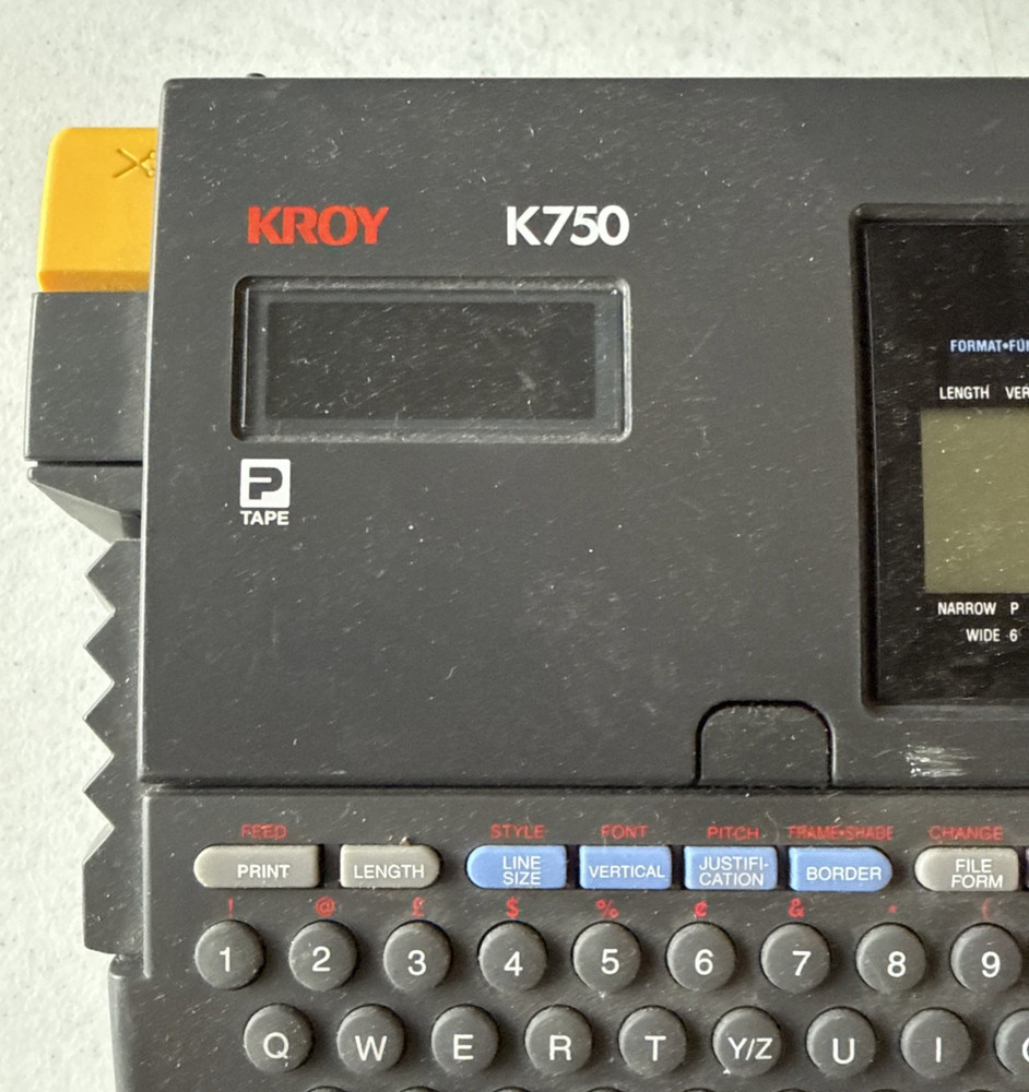 Kroy K750 Label Printer